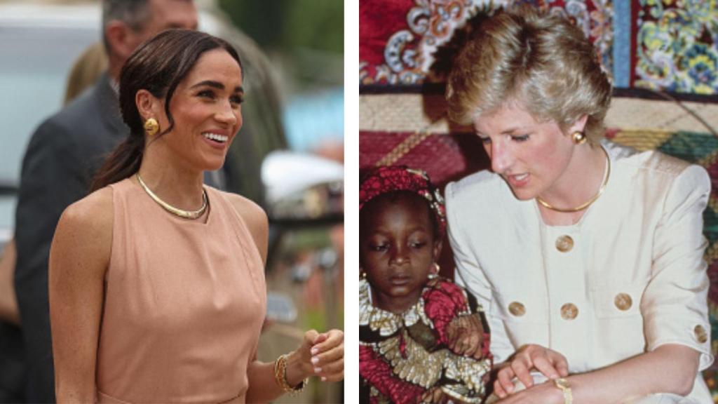 La duquesa eligió un collar idéntico al de Lady Di.