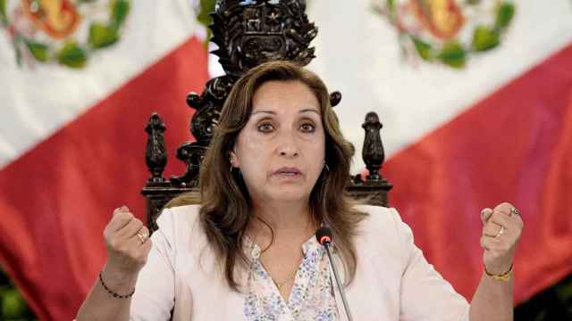 La presidenta de Perú, Dina Boluarte.
