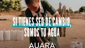 Campaña Si tienes sed de cambio, somos tu agua, de AUARA y Corte Inglés