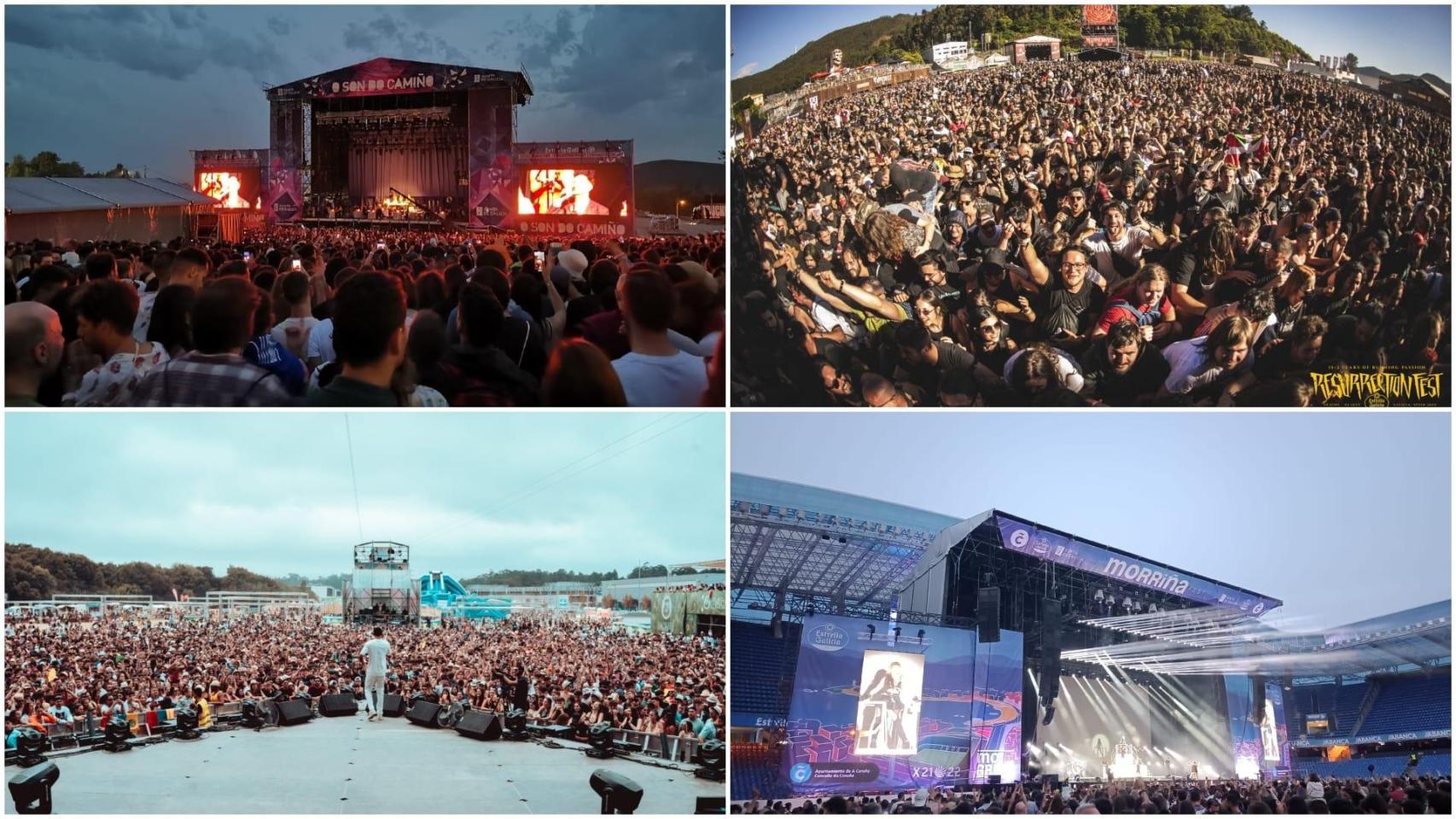 Grandes festivales en Galicia