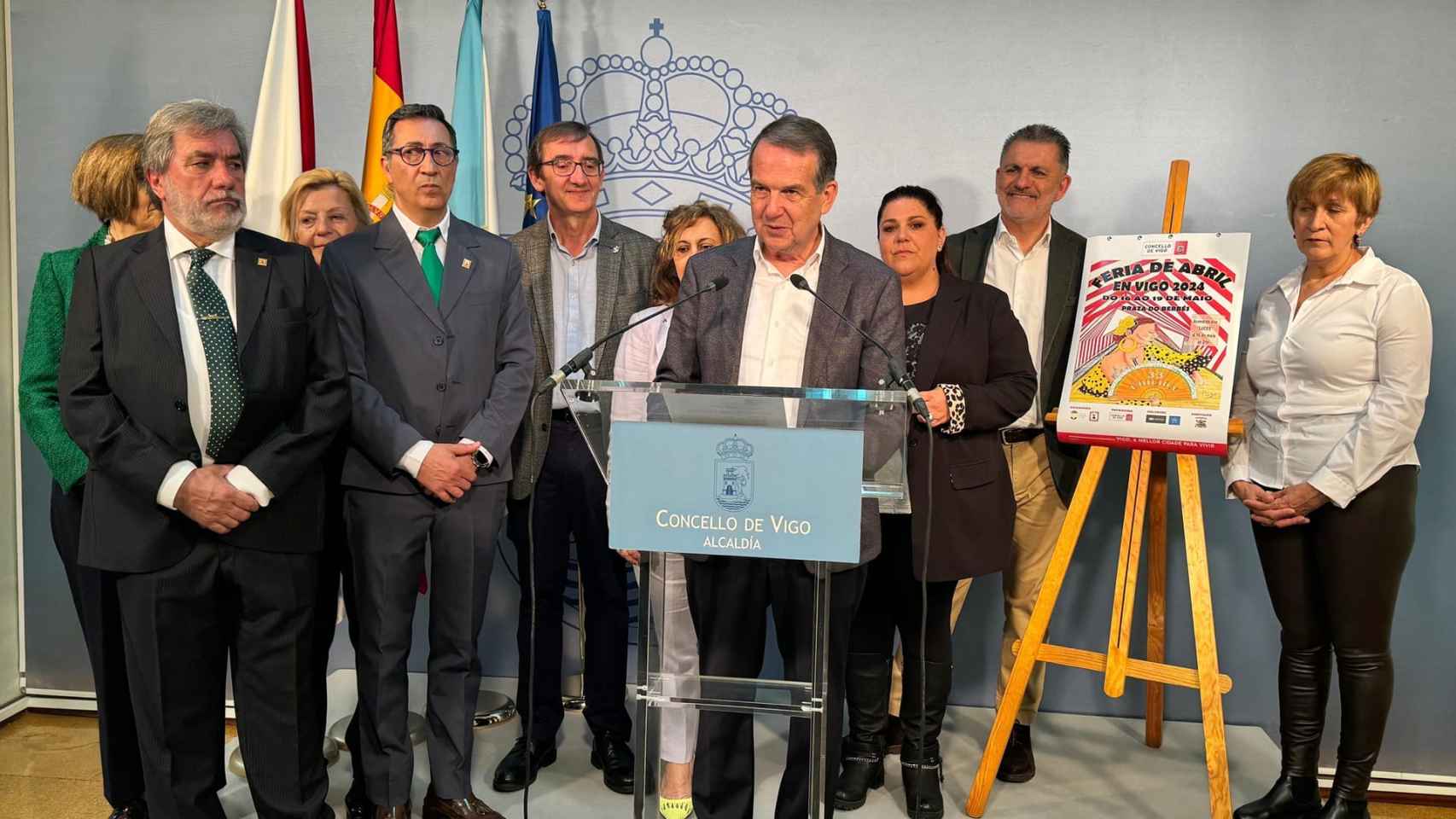 Presentación de la Feria de Abril 2024 en Vigo.