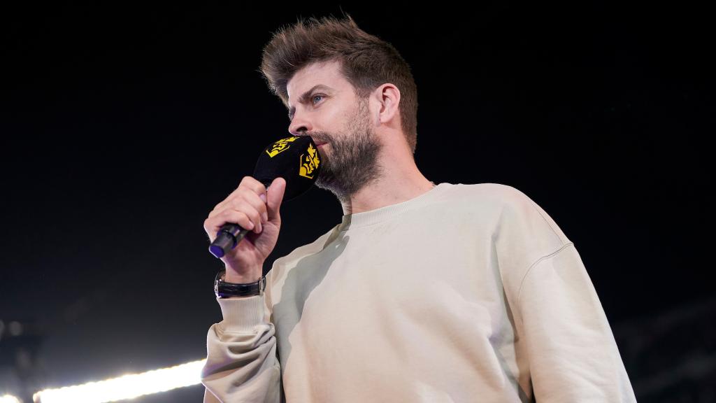 Gerard Piqué, en un acto