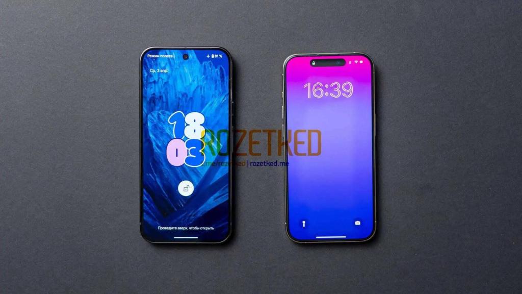 Pixel 9 Pro comparado con iPhone 15 Pro