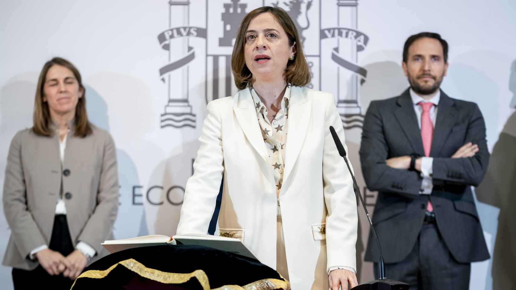 Amparo López Senovilla el día en que tomó su cargo como subsecretaria de Estado de Economía y Apoyo a la Empresa