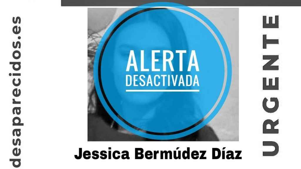 Alerta de Jessica Bermúdez Díaz desactivada.