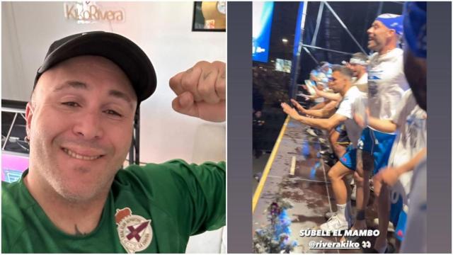 El dj Kiko Rivera celebra el logro del Dépor y suena para la fiesta del ascenso en A Coruña