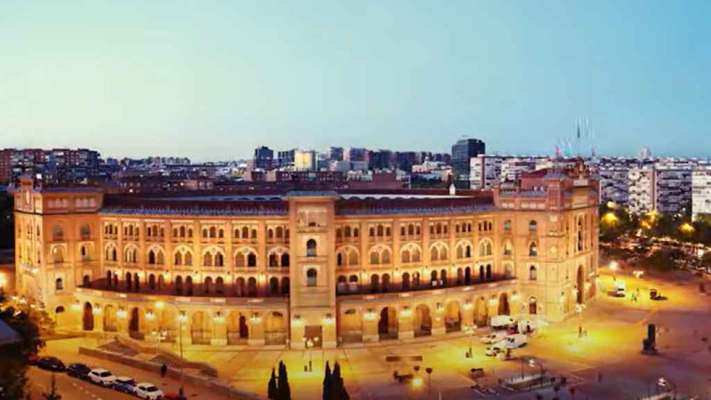 Exteriores de la Plaza de Toros de las Ventas de Madrid.