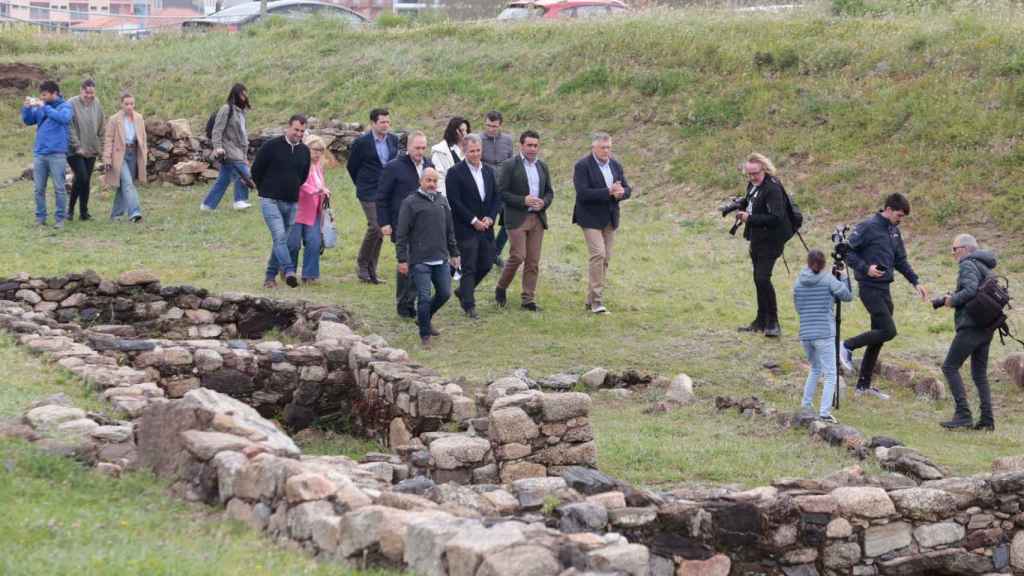 Visita al yacimiento arqueológico de A Lanzada.