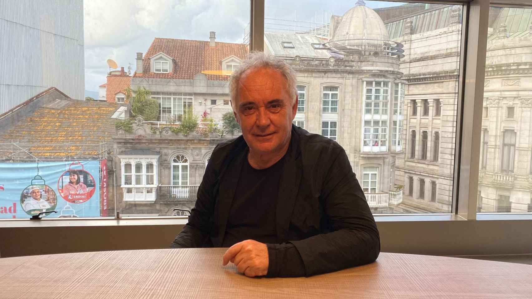 El chef y presidente de elBulliFoundation, Ferran Adrià, en Vigo a 14 de mayo de 2023.