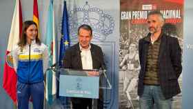 Presentación del Gran Premio Ciudad de Vigo de atletismo en pista.