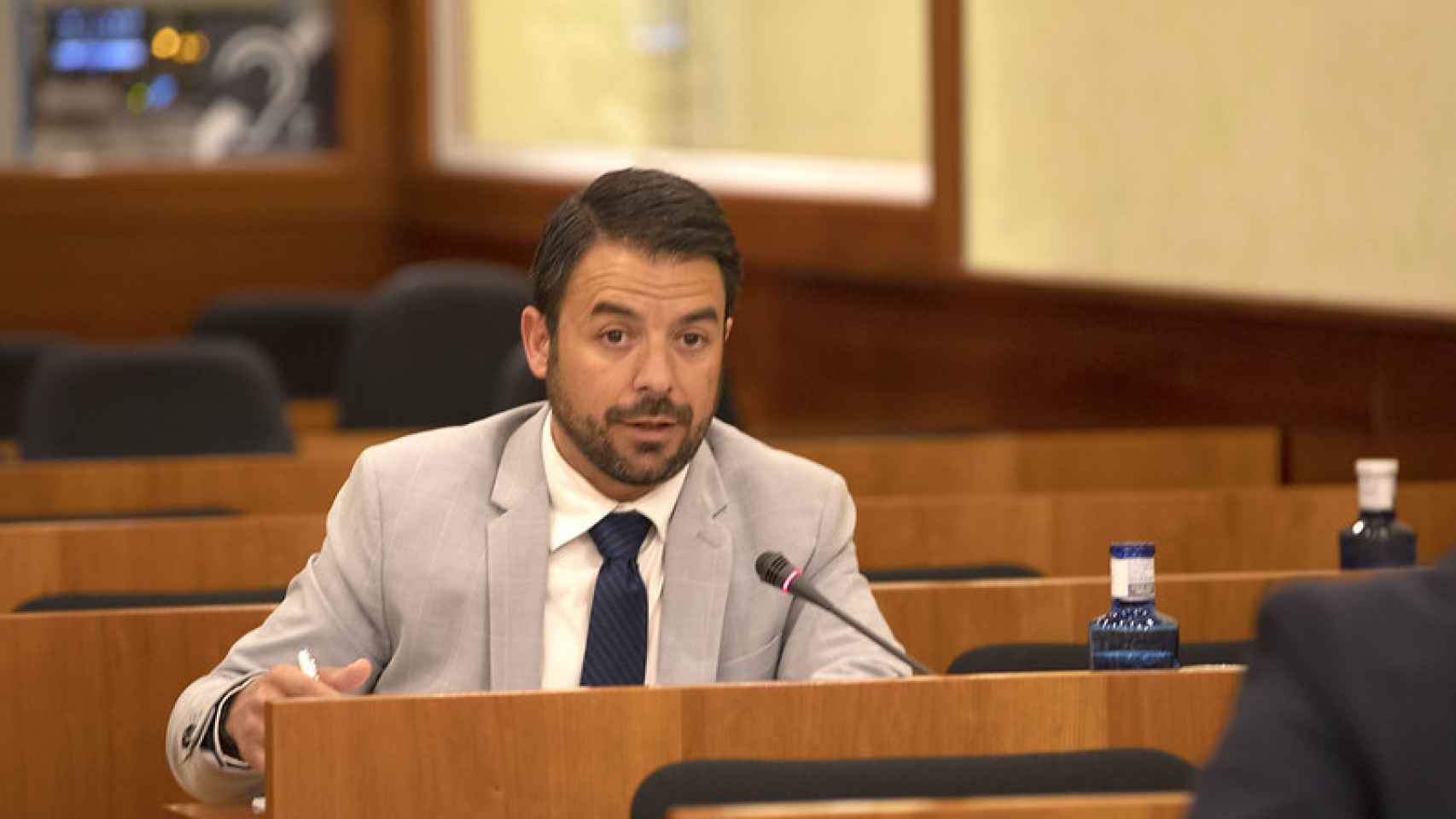 Iván Sánchez, portavoz de Vox en las Cortes de Castilla-La Mancha.