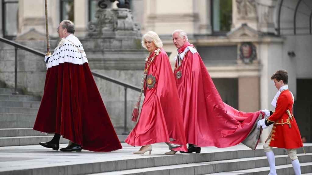 Carlos III y Camila, en un acto celebrado este miércoles, 15 de mayo.
