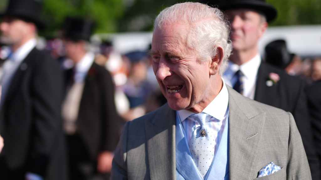 Carlos III, en un acto celebrado el pasado miércoles en el palacio de Buckingham.