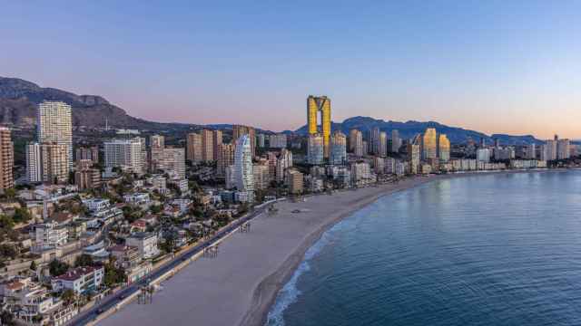 Panorámica de Benidorm.