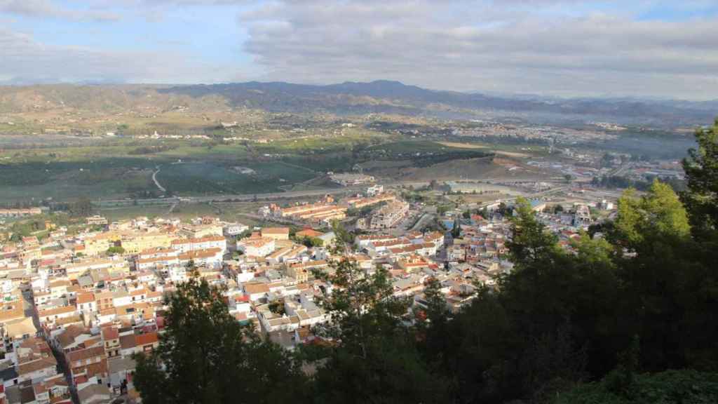 Vistas de la localidad de Cártama.