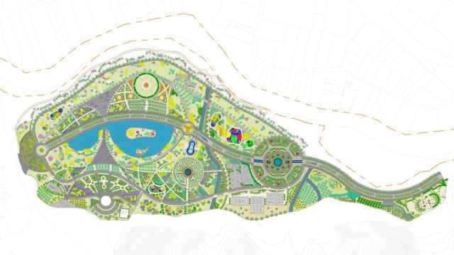 Diseño del Gran Parque de la Costa del Sol que ya se construye en Mijas.
