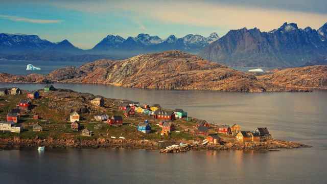 Vista general de un pueblo de Groenlandia.