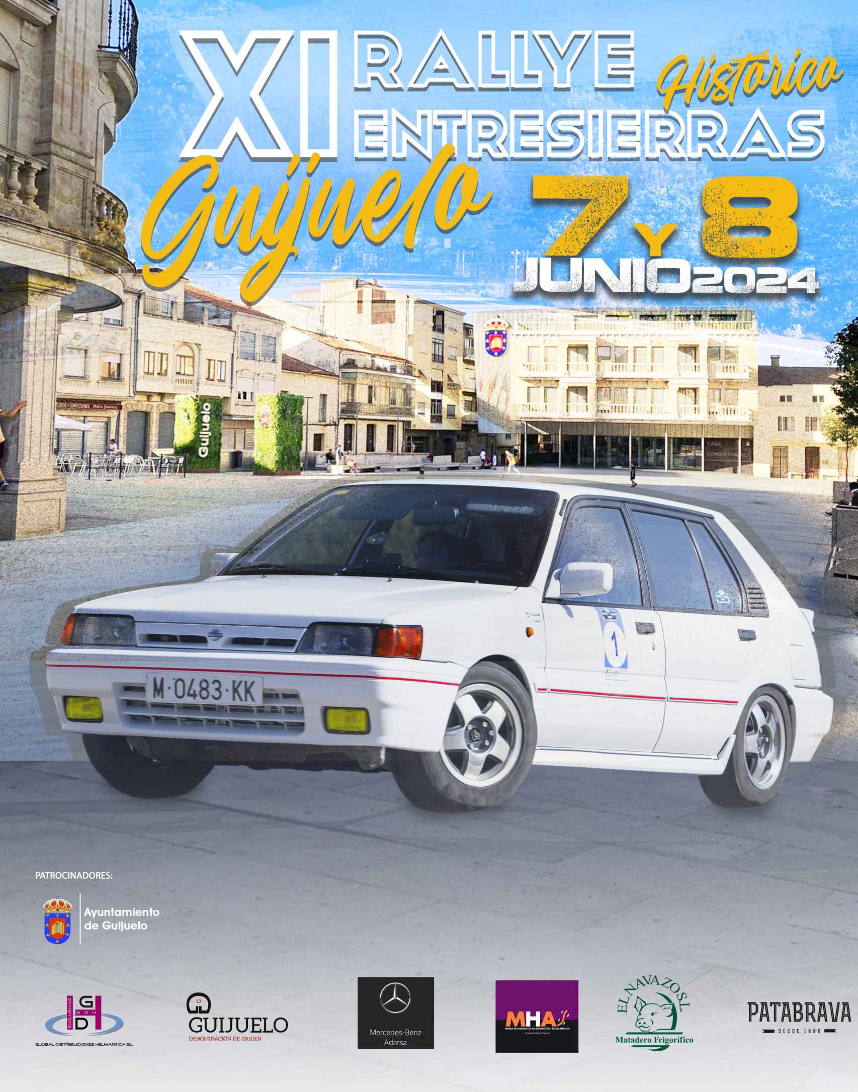 CARTEL XI RALLYE ENTRESIERRAS GUIJUELO 2024