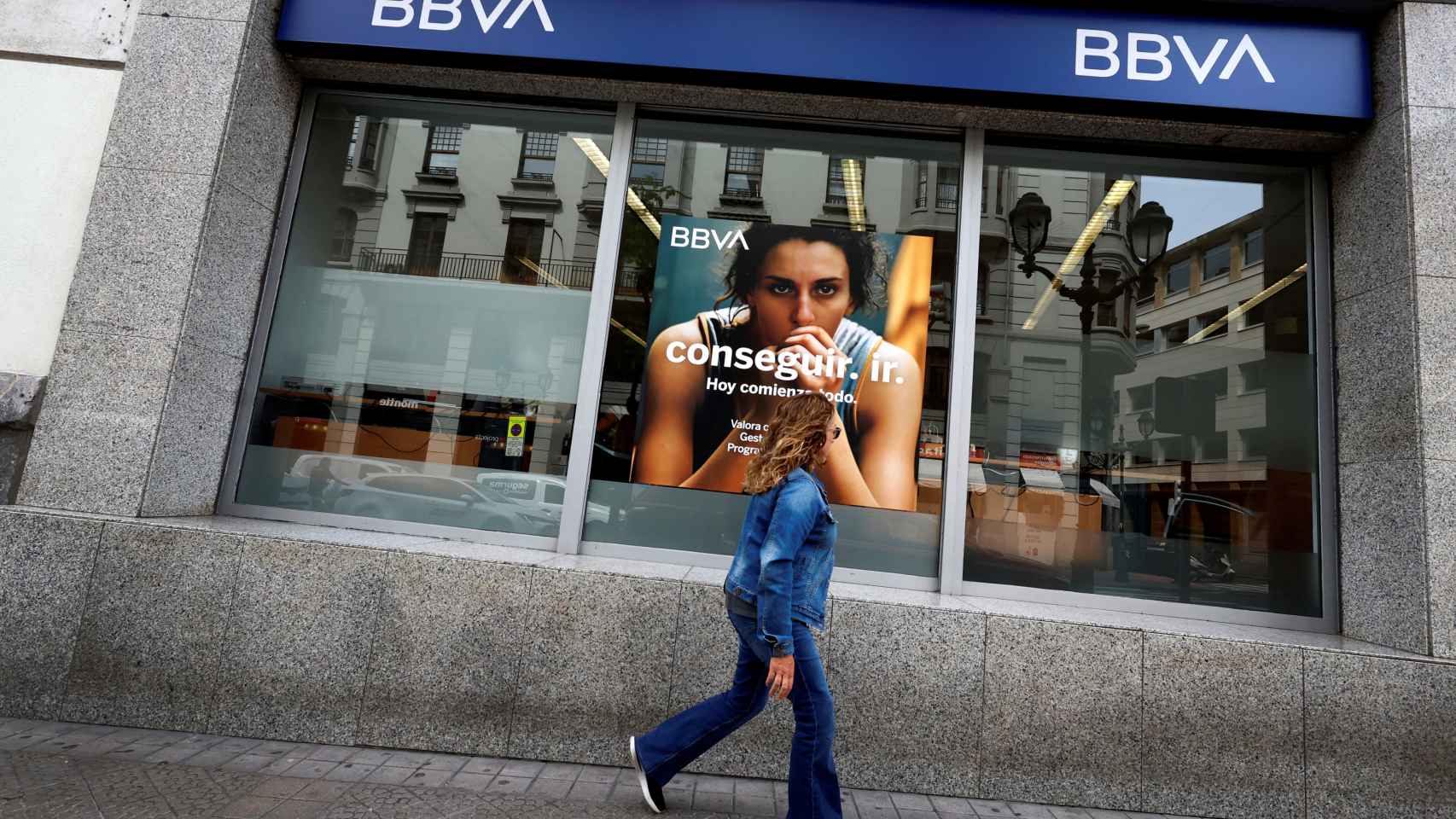 Una sucursal de BBVA.