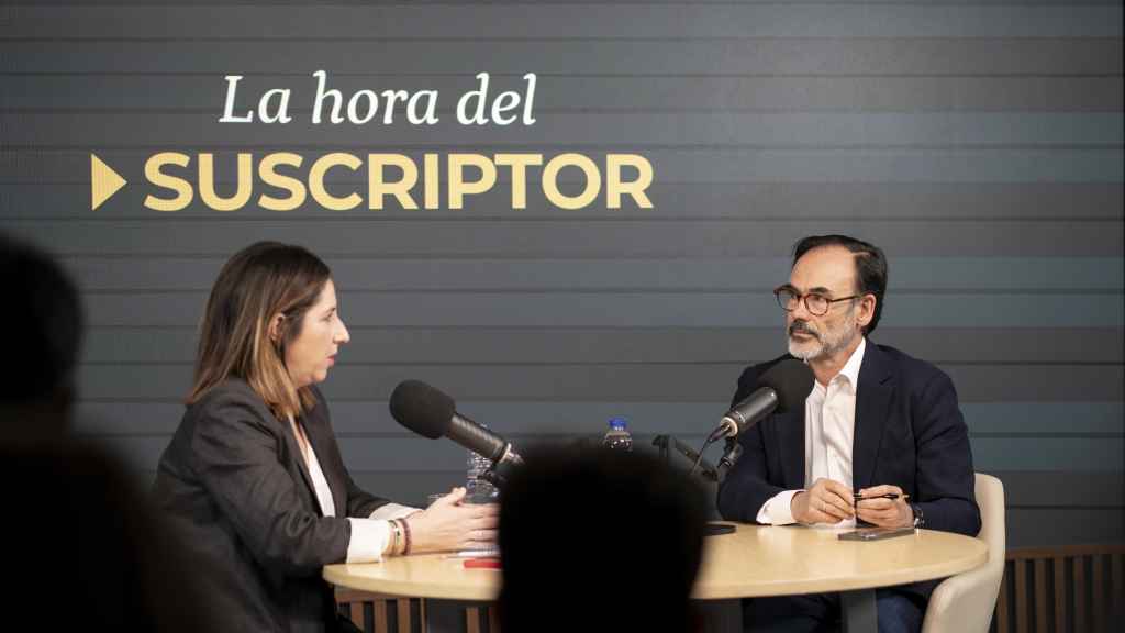 Puri Beltrán y Fernando Garea, durante La Hora del Suscriptor de El Español.