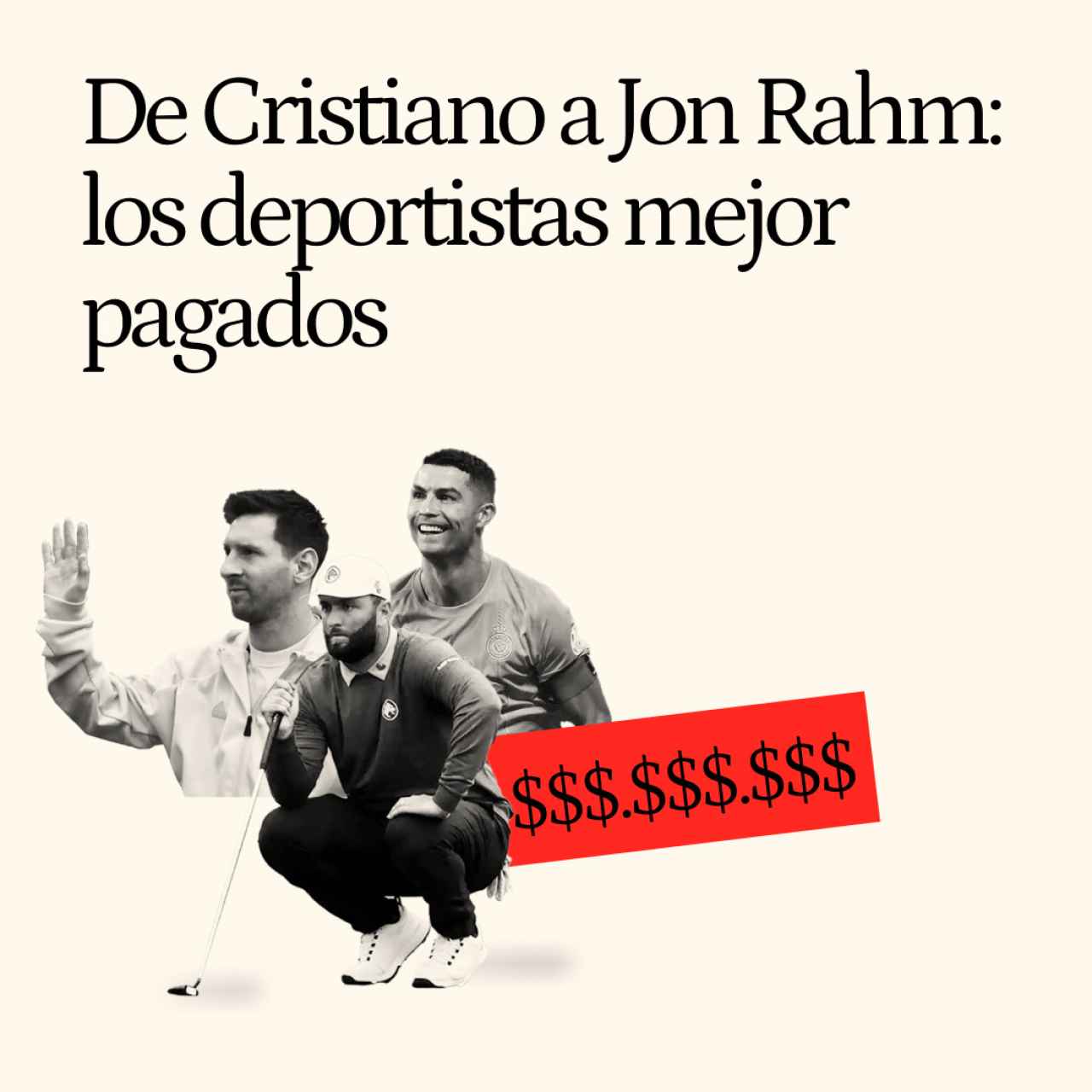 De Cristiano a la sorpresa de Jon Rahm: la lista Forbes de los deportistas mejor pagados del mundo