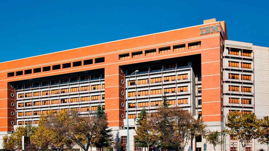 Antigua sede de la multinacional tecnológica IBM en Madrid, propiedad de Colonial.
