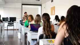 Una de las aulas del instituto IMEP en Alicante.