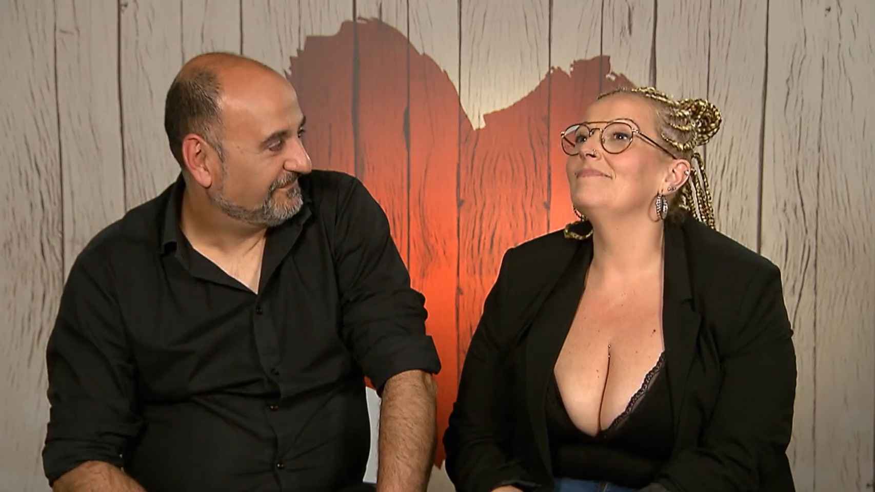 Toni y Noni durante la decisión final en el programa de Cuatro 'First Dates'.