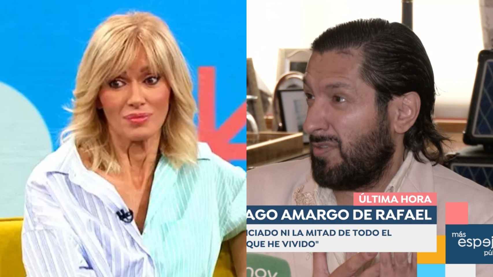 Susanna Griso y Rafael Amargo en 'Espejo Público'.