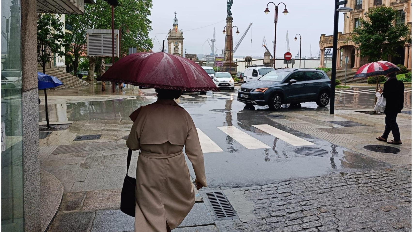 El tiempo en Ferrol en el puente de las Letras Galegas: Chubascos y ligera subida de temperaturas