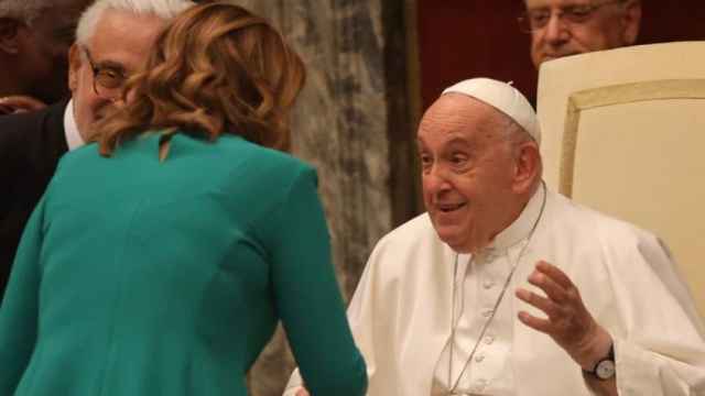 El Papa Francisco recibe a la alcaldesa de Valencia, María José Catalá, en el Vaticano por la Cumbre 'From Climate Crisis to Climate Resilience'. EE