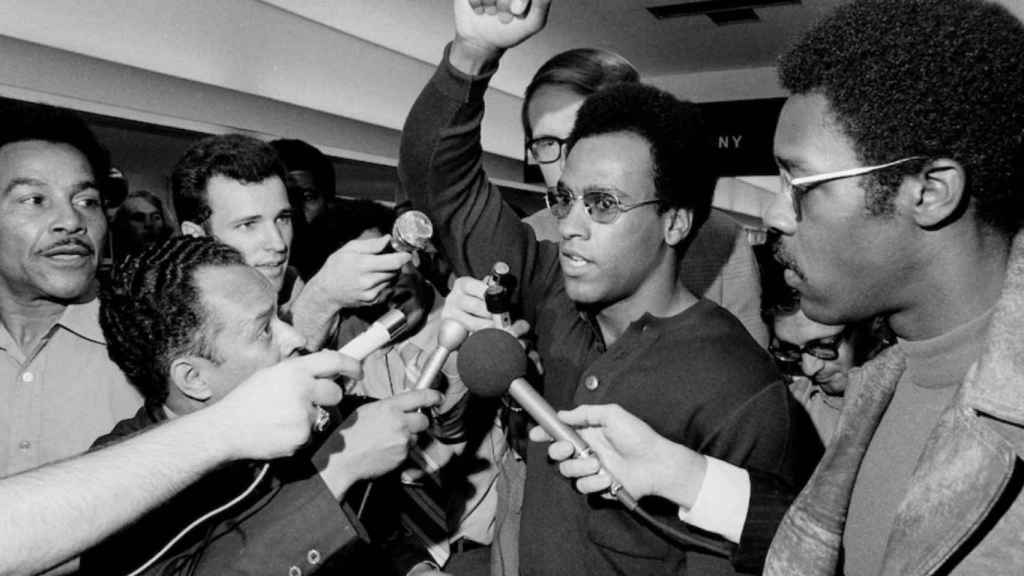 Huey P. Newton en una imagen de archivo de 1970