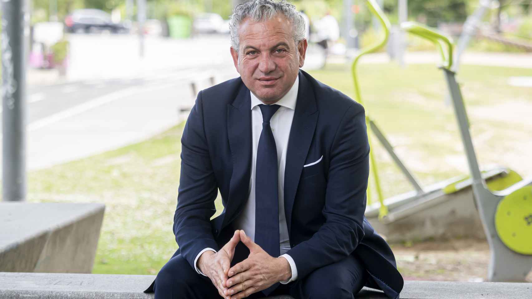 El delegado del Gobierno en Castilla y León, Nicanor Sen, durante una entrevista