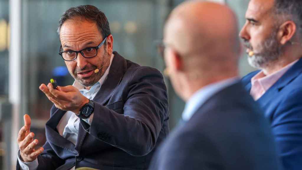 Antonio López en una intervención.