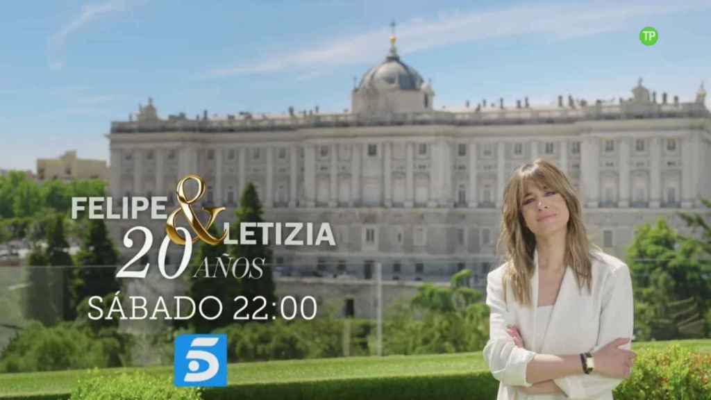 Isabel Jiménez presentará el especial 'Felipe y Letizia’, 20 años’.