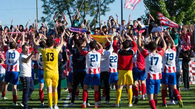 El Atlético Tordesillas celebra su clasificación a los 'play-off' de ascenso'