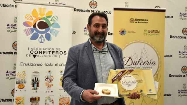 Rafael Mesonero Martín, ganador del concurso de dulces de la Diputación de Valladolid