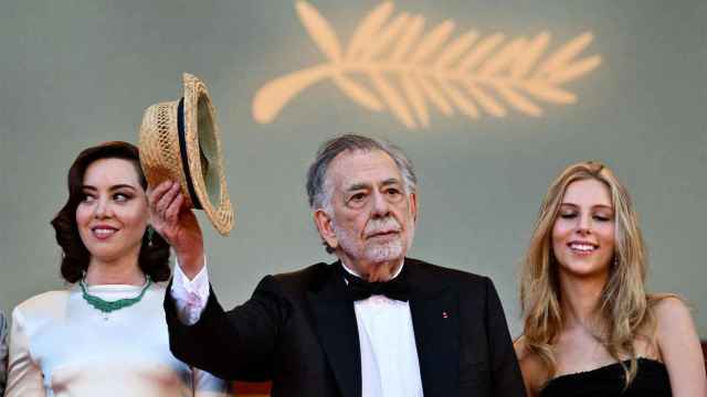 Francis Ford Coppola presenta 'Megalópolis' en Cannes. Foto: Christophe Simon / AFP