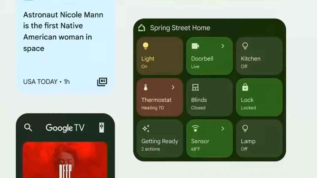 El nuevo widget de Google Home