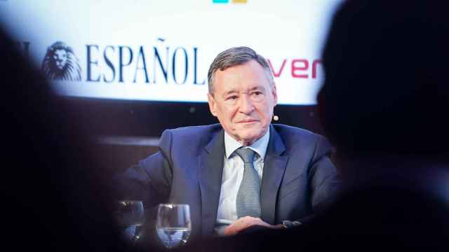 Ángel Simón, consejero delegado de CriteriaCaixa, durante su intervención en Wake up, Spain! el pasado mes de abril.