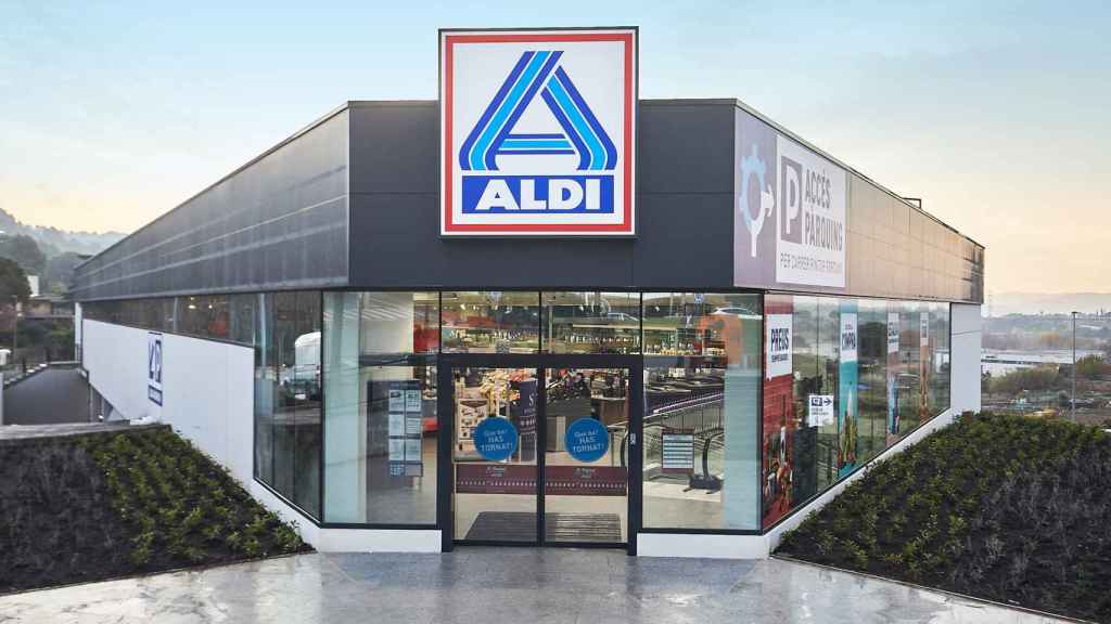 Puerta de entrada Aldi.