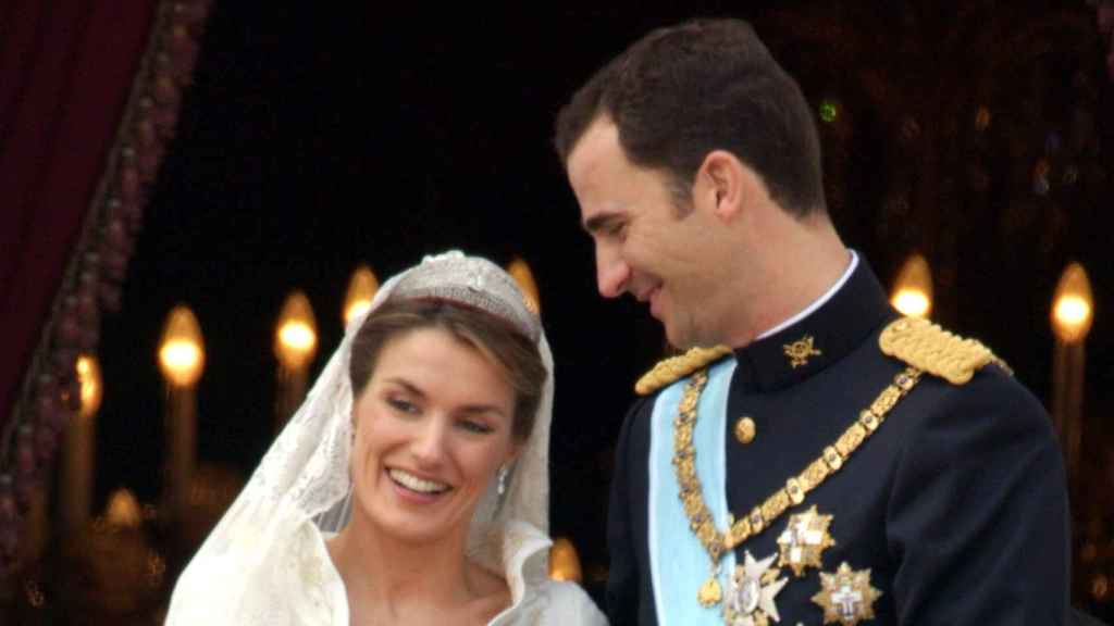 Los reyes Felipe VI y Letizia el día de su boda.