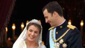 Los reyes Felipe VI y Letizia el día de su boda.