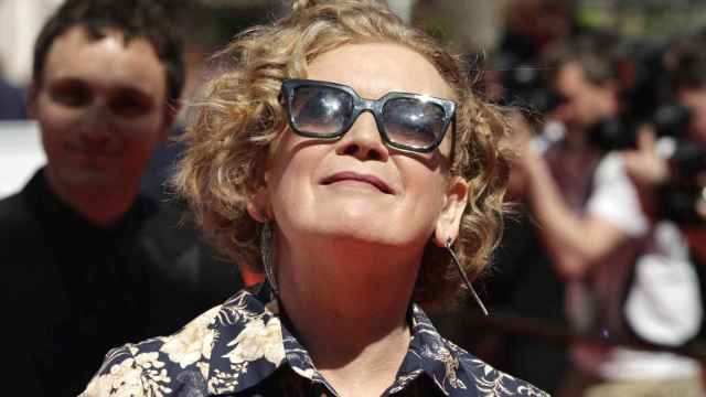 Andrea Arnold en la presentación de la película en Cannes. Foto: ) EFE/EPA/GUILLAUME HORCAJUELO