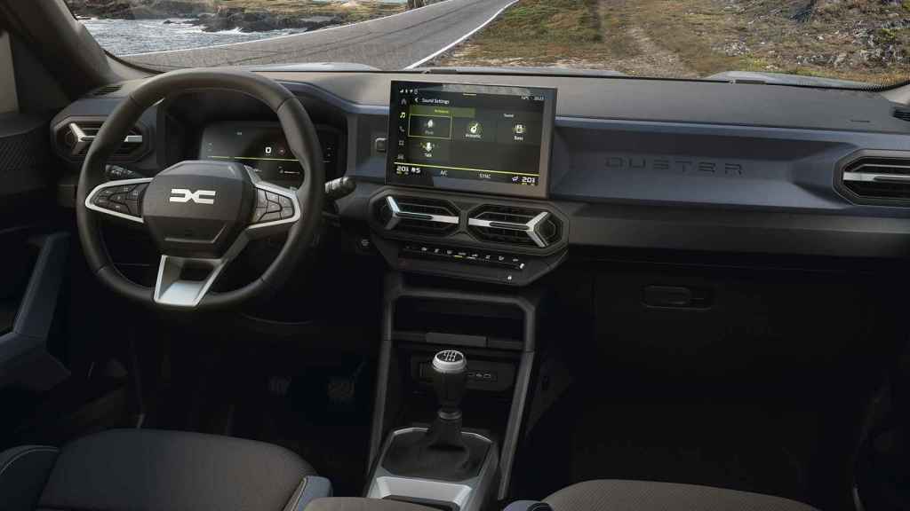 Interior del Dacia Duster.