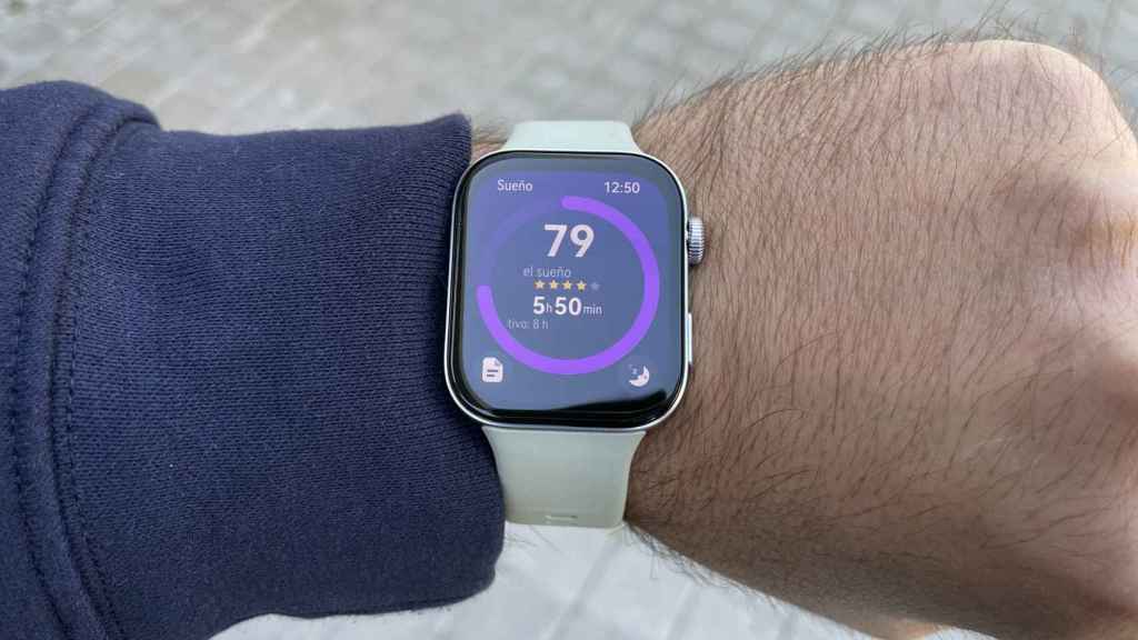 Control del sueño en el Huawei Watch Fit 3.