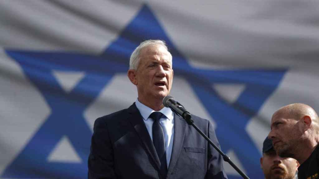 El ministro del Gabinete de Guerra Benny Gantz.