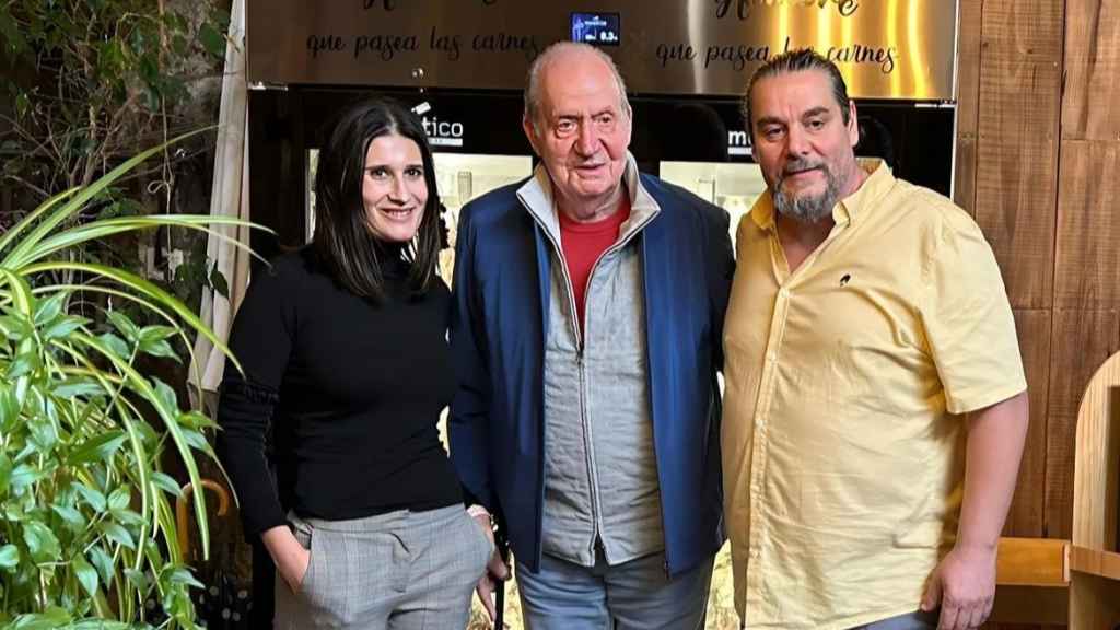 Juan Carlos I en la Taberna A de Lino.