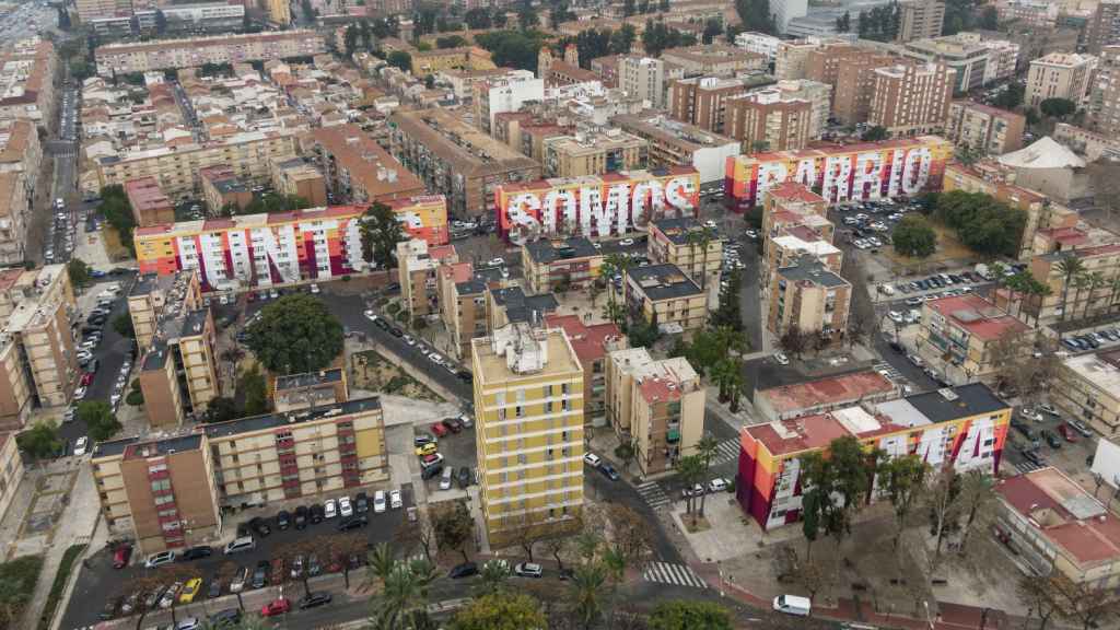 Intervención 'Juntos somos barrio' en Murcia.