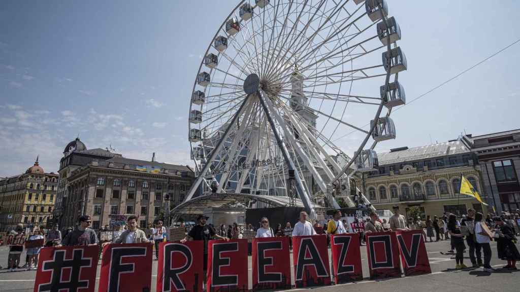 El encuentro para pedir la libertad de los prisioneros de Azovstal se celebró en todas las ciudades de Ucrania.